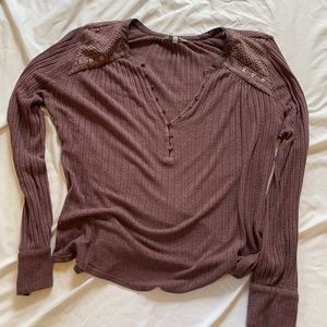 Lavender Lucky Brand Long Sleeve